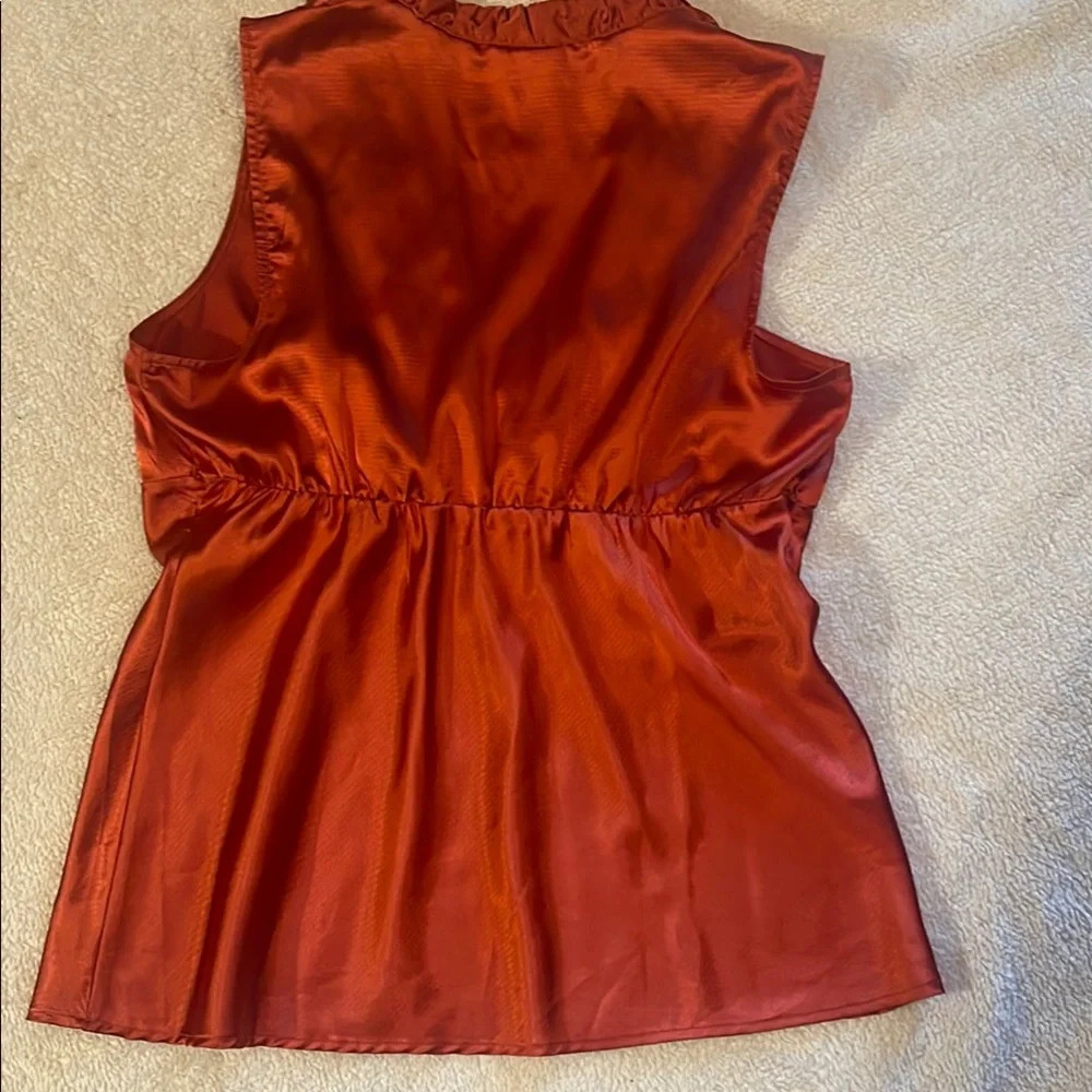 Heart Soul Orange Ruffled Blouse - Picture 4 of 5